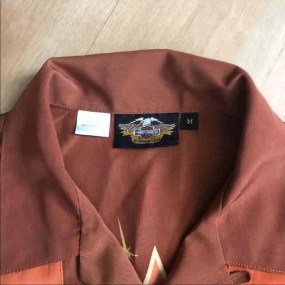 Harley Davidson Vintage Style Button Up - Picture 8 of 10
